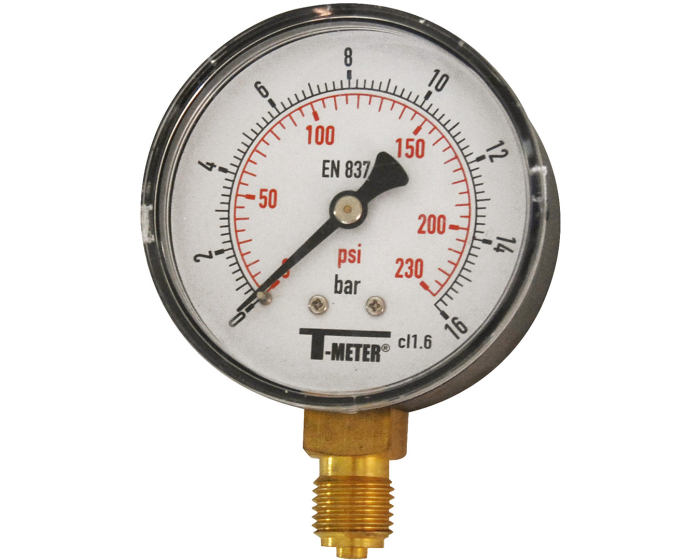 ABS pressure gauge 1643 dry radial Ø63 1/4'' Class1,6 0/4bar 0/60psi